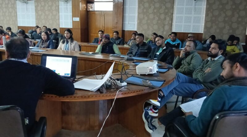 राष्ट्रीय ग्राम स्वराज अभियान 2024-25 पंचायतीराज विभाग उत्तराखण्ड के सौजन्य से विभागीय कार्मिकों की क्षमता विकास हेतु दो दिवसीय प्रशिक्षण कार्यक्रम का आयोजन