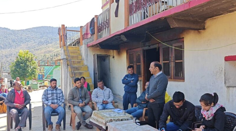 सरकार जनता के द्वार -: पाबौ विकासखंड के सकन्याणा गांव में आयोजित हुई चौपाल