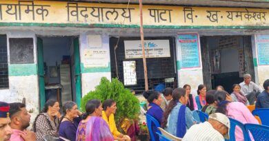 पाटा गांव में चौपाल लगाकर ग्रामीणों की सुनी समस्याएं