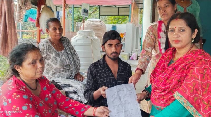 प्रशासन ने दिखाई संवेदनशीलता युवक की मृत्यु पर त्वरित राहत और पुनर्वास कार्यवाही शुरू