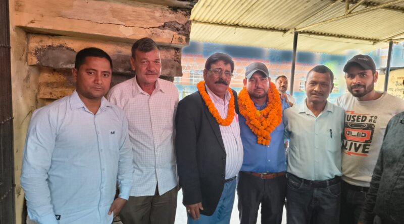 सुराड़ी जिला पंचायत सीट से भाजपा समर्थित आशीष नेगी ने भरा नामांकन