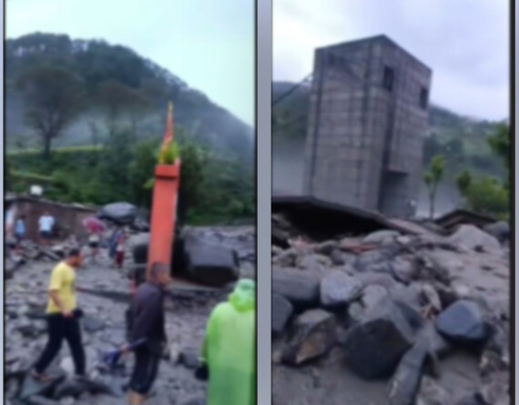 चमोली में बादल फटने से मचा हाहाकार, दो लोग लापता