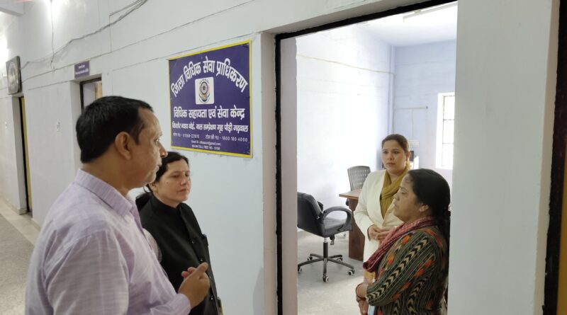 सिविल जज नाज़िश कलीम ने राजकीय बाल संप्रेक्षण गृह गडोली का निरीक्षण किया