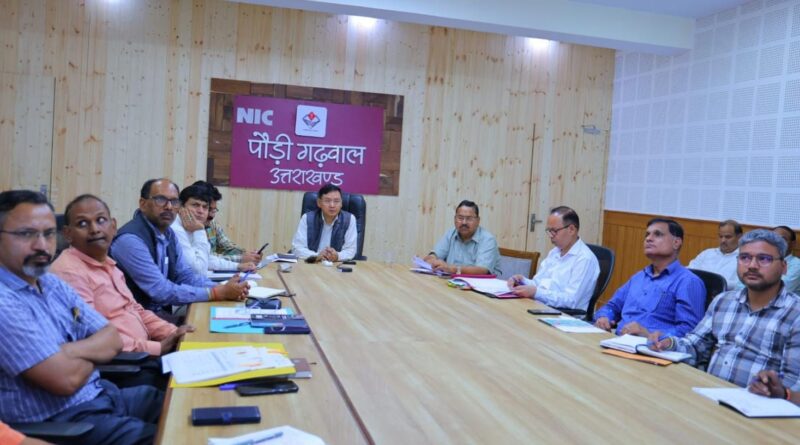 आपदा पश्चात आवश्यकताओं के आकलन को लेकर बैठक आयोजित