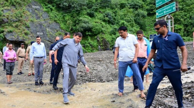 मुख्यमंत्री धामी ने मालदेवता एवं केशरवाला का स्थलीय निरीक्षण किया
