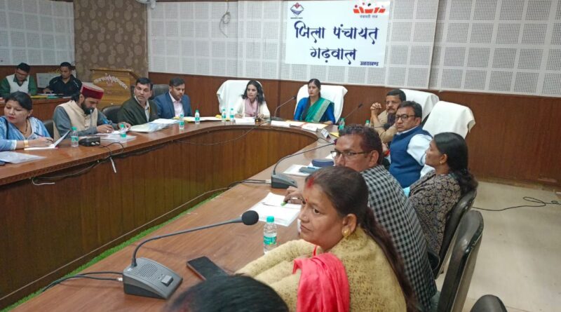 जिला पंचायत की पहली बोर्ड बैठक में 65.33 करोड़ का संभावित बजट पारित