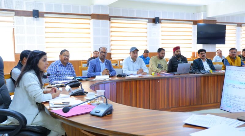 जिलाधिकारी स्वाति भदौरिया ने की जिला योजना एवं बीस सूत्रीय कार्यक्रम की समीक्षा बैठक