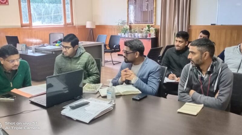 नशामुक्त भारत अभियान के अंतर्गत आयोजित बैठक सम्पन्न