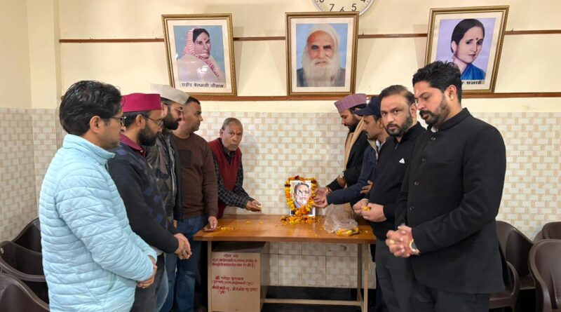 पत्रकार एवं राज्य आंदोलनकारी स्व. राजेन टोडरिया की 13वीं पुण्यतिथि पर भावभीनी श्रद्धांजलि