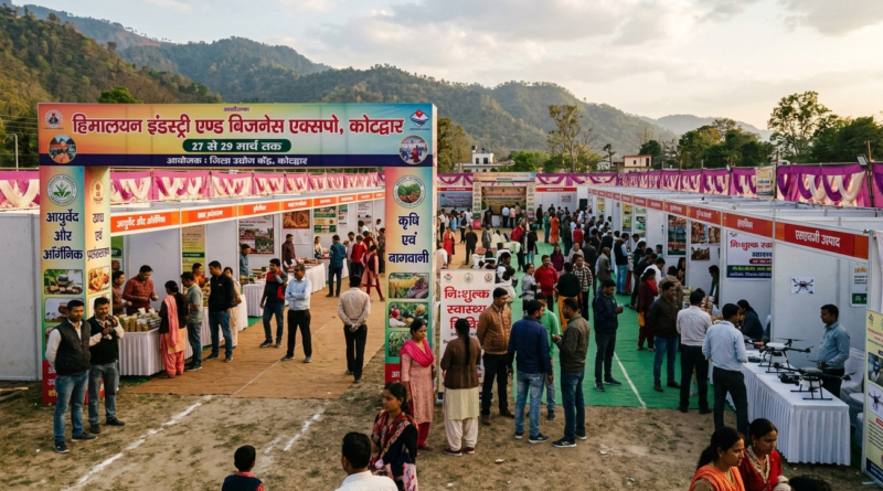 कोटद्वार में पहली बार ‘हिमालयन इंडस्ट्री एंड बिजनेस एक्सपो’ का शंखनाद, 27 मार्च से सजेगी प्रदर्शनी