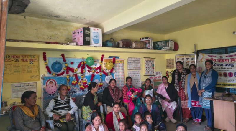 पोखड़ा के वीणाधार में बालिका जन्मोत्सव, ‘बेटी बचाओ-बेटी पढ़ाओ’ का दिया संदेश