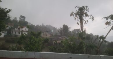 दोपहर में मौसम का बदला मिजाज, ओलों के साथ तेज बारिश