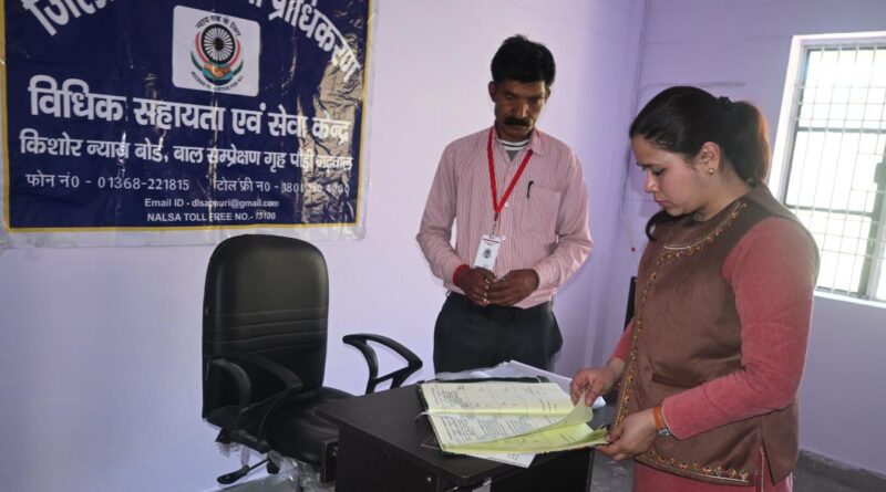 बाल संप्रेषण गृह गडोली में सुविधाओं का निरीक्षण, विधिक सहायता सुनिश्चित करने के निर्देश