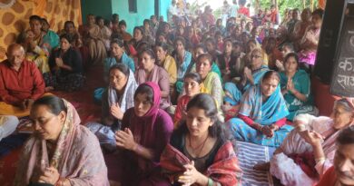 कथा में श्रीराम लीला के माध्यम से दी गृहस्थ और संन्यास की शिक्षा