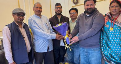 सेवानिवृत्ति पर त्रियुगीनारायण में दर्शन लाल गैरोला का भव्य अभिनंदन