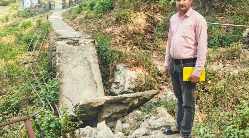 प्रशासन का त्वरित एक्शन: क्षतिग्रस्त डाट पुलिया के पुनर्निर्माण को मंजूरी