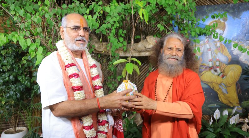 परमार्थ निकेतन में भाईश्री का दिव्य आगमन, 4 से 10 मई तक श्रीमद्भागवत कथा