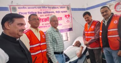 विश्व रेडक्रॉस दिवस पर जिला चिकित्सालय में रक्तदान शिविर, 9 यूनिट रक्त संग्रह