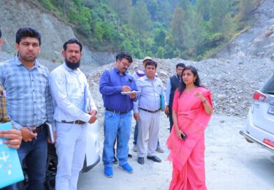 डीएम स्वाति भदौरिया ने लैंसडाउन–जयहरीखाल क्षेत्र का किया निरीक्षण