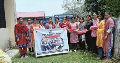 अंतर्राष्ट्रीय मासिक धर्म स्वच्छता दिवस पर जिलेभर में जागरुकता अभियान