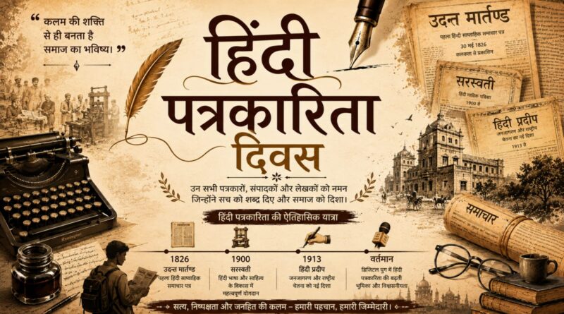 हिंदी पत्रकारिता दिवस: एक अखबार जिसने भाषा को आवाज दी और समाज को दिशा