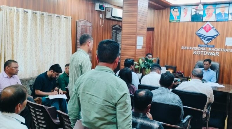 अवैध अतिक्रमण के खिलाफ प्रशासन सख्त, विभागीय भूमि होगी कब्जामुक्त