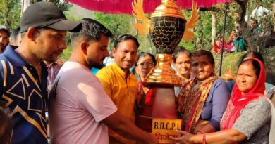 बिचला ढांगू क्रिकेट प्रीमियर लीग का सफल समापन, कोठार बना चैंपियन