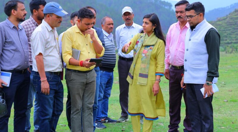 सीता सर्किट को मिलेगा भव्य स्वरूप, जिलाधिकारी ने किया स्थलीय निरीक्षण