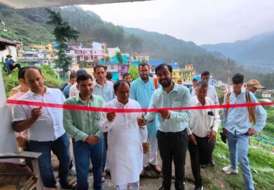 थलीसैंण में पटवारी चौकी के सुधारीकरण कार्य का लोकार्पण, जल्लू संपर्क मार्ग का शिलान्यास