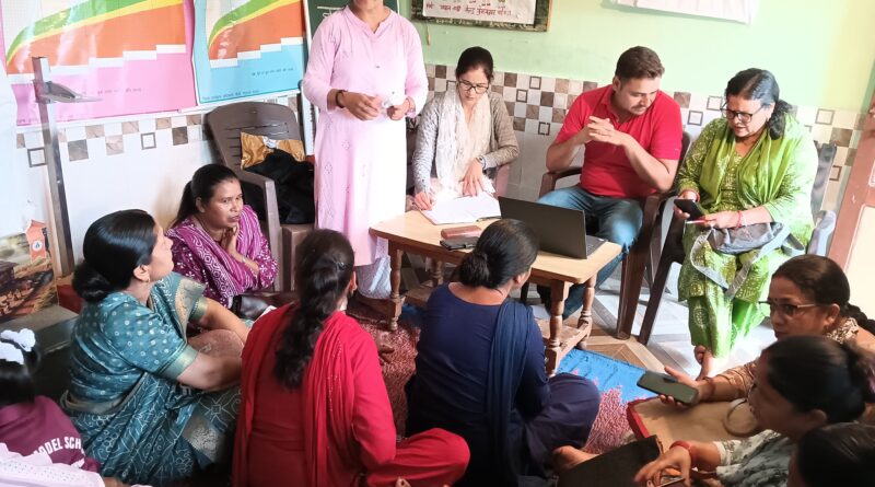 प्रेमनगर आंगनबाड़ी केंद्र में मातृ वंदना योजना पर प्रशिक्षण, नई लाभार्थियों का हुआ पंजीकरण