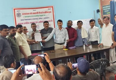 भगवानपुर में TET अनिवार्यता के विरोध और OPS बहाली की मांग को लेकर शिक्षकों का धरना