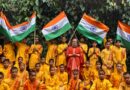 राष्ट्रीय ध्वज अंगीकरण दिवस पर परमार्थ निकेतन में लहराया तिरंगा