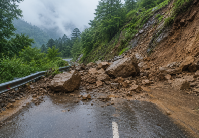 पौड़ी में भारी बारिश का असर, 34 सड़कें अब भी बंद, कई मार्गों पर यातायात ठप