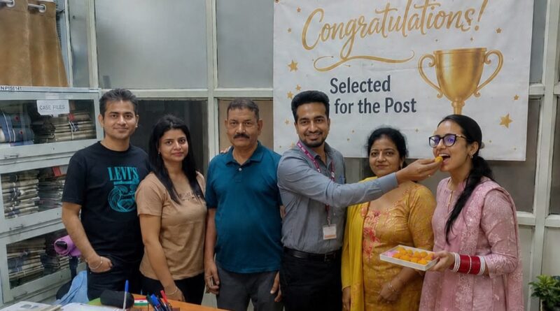 रुड़की की पुत्रवधू साक्षी जैन ने रचा इतिहास, सीनियर एनालिस्ट (लीगल) परीक्षा में ऑल इंडिया प्रथम रैंक