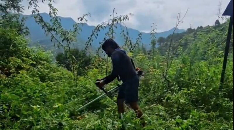 बुश कटर से गांवों की झाड़ियों का होगा सफाया, ग्रामीणों को मिली राहत