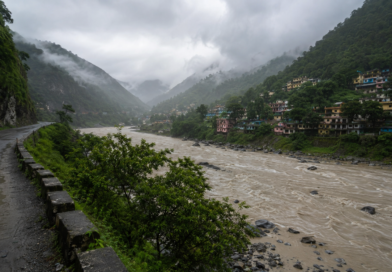 पौड़ी में 9.65 मिमी औसत बारिश, दो सड़कें बंद
