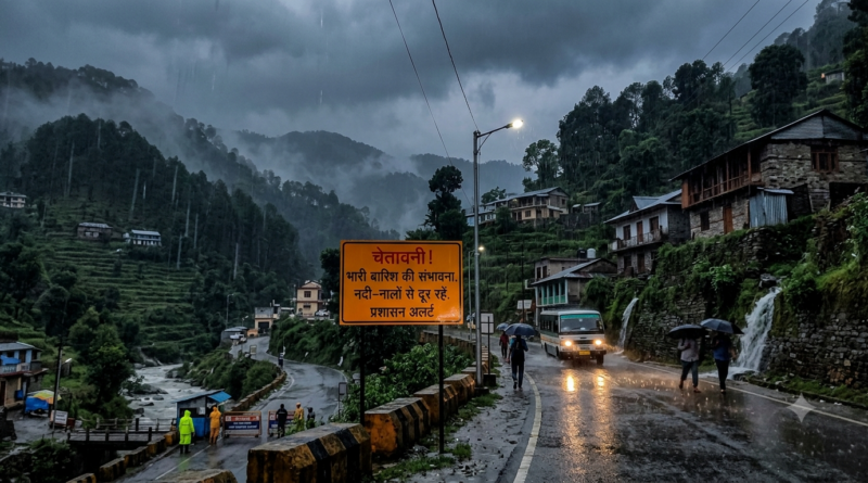 26-27 सितंबर को पौड़ी में भारी बारिश की संभावना, प्रशासन अलर्ट