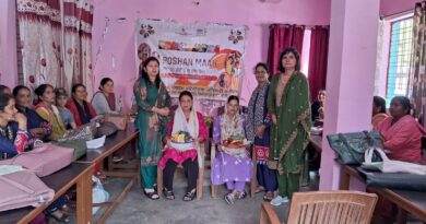 पैठाणी में पोषण माह के तहत जागरूकता कार्यक्रम, पौष्टिक आहार के प्रति किया प्रेरित