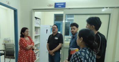स्वास्थ्य केंद्रों में व्यवस्थाएं दुरुस्त रखने के निर्देश, सीएमओ ने किया औचक निरीक्षण