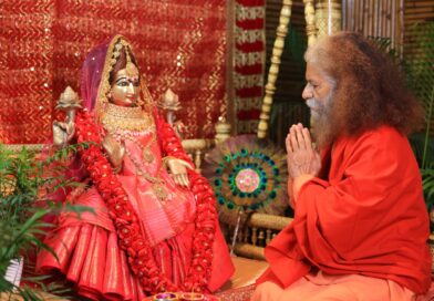 परमार्थ निकेतन में माँ भगवती की आराधना, विश्वकल्याण की कामना के साथ नवरात्रि का संदेश
