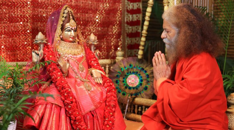परमार्थ निकेतन में माँ भगवती की आराधना, विश्वकल्याण की कामना के साथ नवरात्रि का संदेश