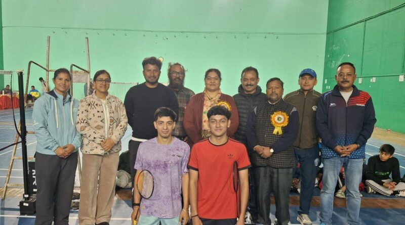 ऊधमसिंह नगर बना राज्य स्तरीय विद्यालयी बैडमिंटन प्रतियोगिता का ओवरऑल चैंपियन